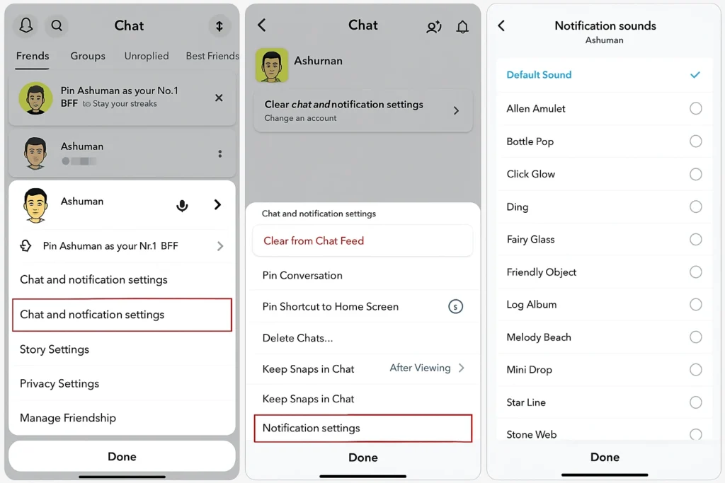 Android Users Change Snapchat’s Default Notification Sound