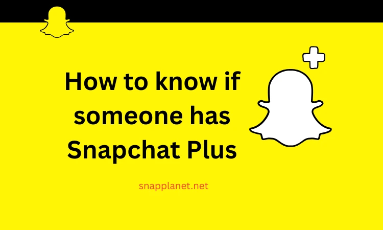 How to know if someone has snapchat plus